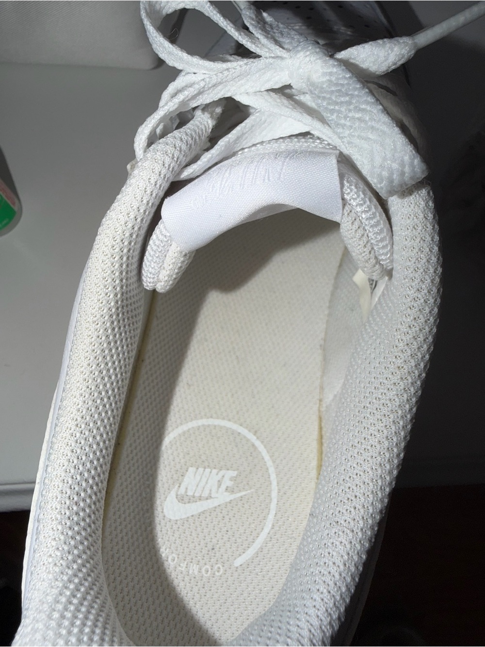 Nike White Low-Top Platform Sneakers - Picture 4 of 6